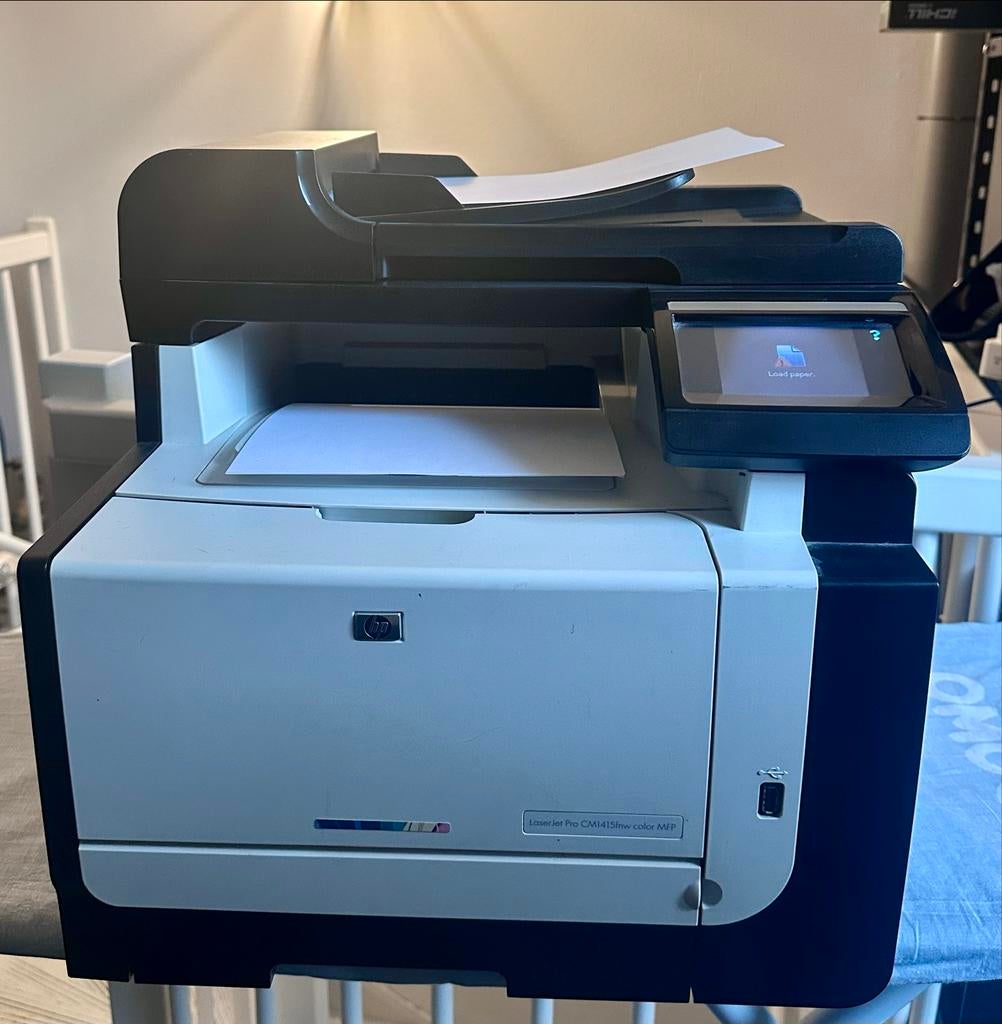 HP LaserJet Pro CM1415fnw - Papierinvoer defect, Computers en Software, Printers, Niet werkend, All-in-one, Laserprinter, Faxen