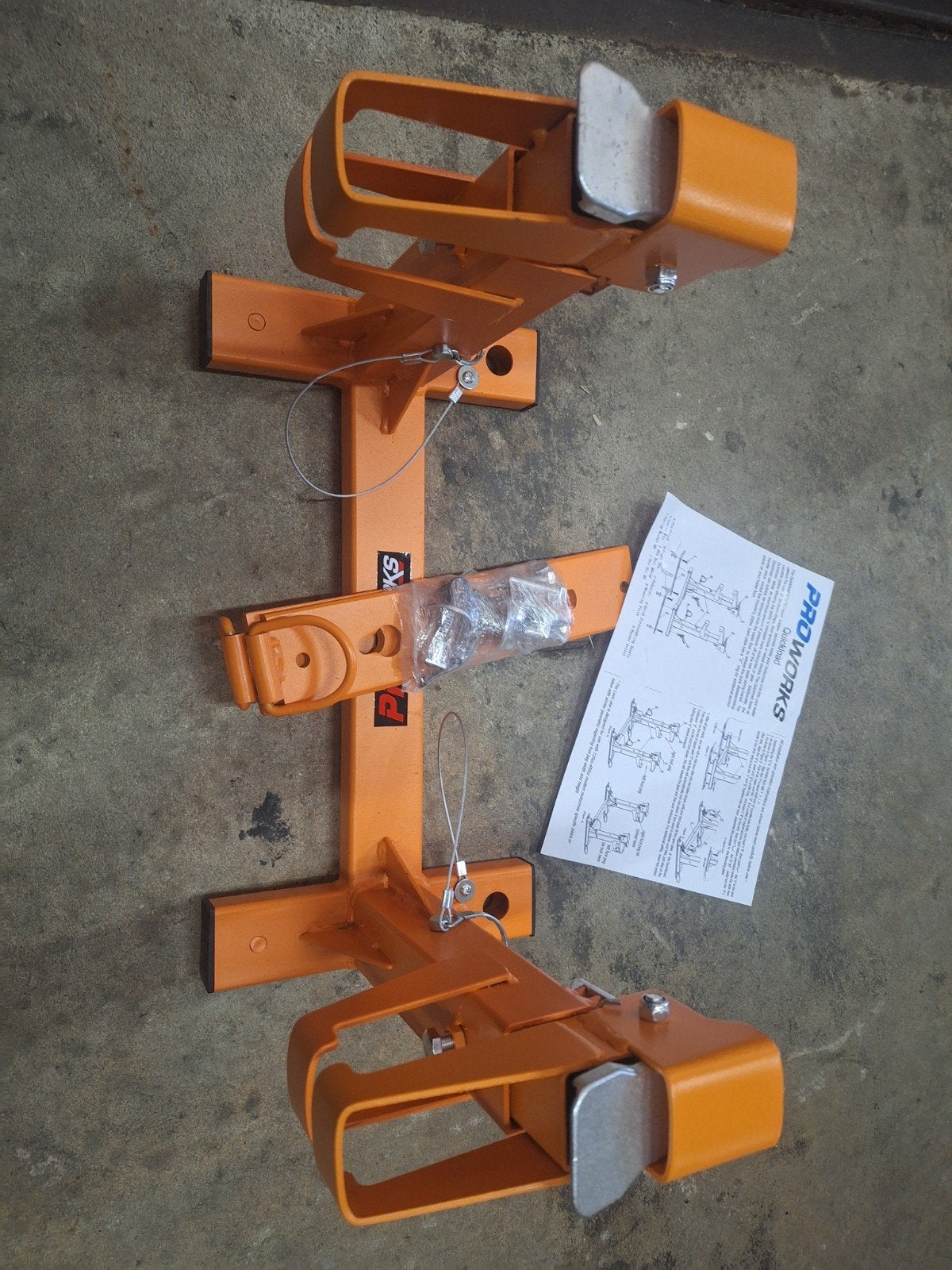 PROWORKS Motorfiets Transport Beugel Oranje, PROWORKS, Onbekend, Ophalen of Verzenden, Zo goed als nieuw