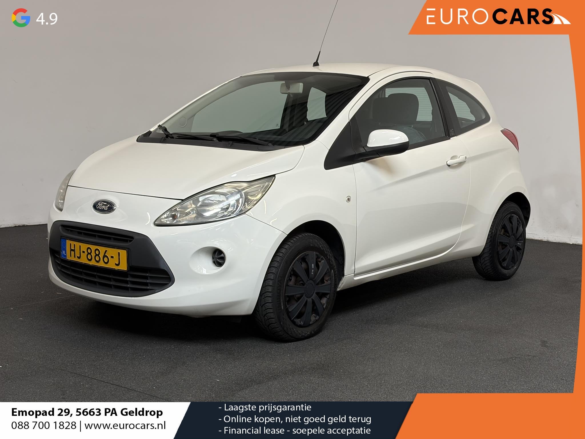 Ford Ka 1.2 Limited start/stop Elektrische ramen Radio HANDE, Voorwielaandrijving, Euro 5, Stof, 1242 cc