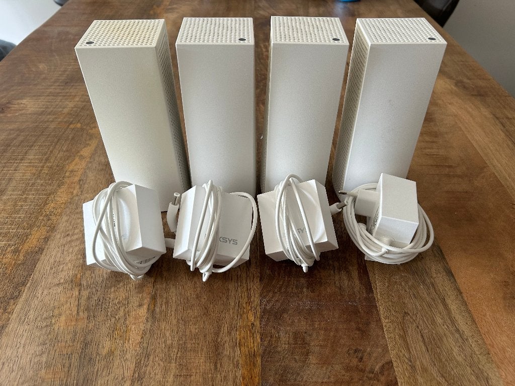 Linksys Mesh wifi (4 losse towers), Computers en Software, Routers en Modems, Ophalen, Gebruikt, Router, Linksys