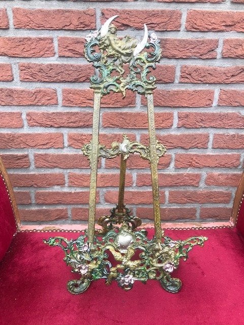 gietijzeren schilderij houder, MAANFEE, Ophalen of Verzenden