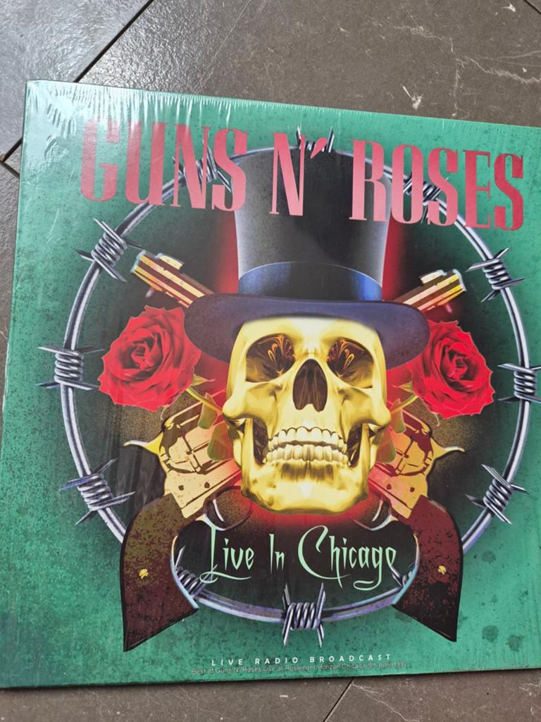 Guns and Roses live in Chicago vinyl, Cd's en Dvd's, Vinyl | Hardrock en Metal, Ophalen of Verzenden, Zo goed als nieuw