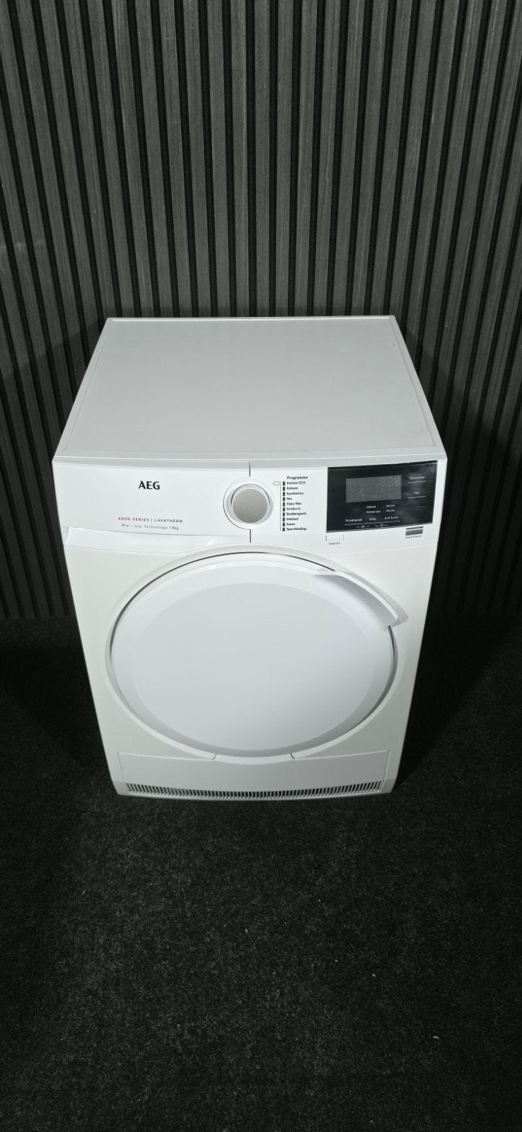 AEG Condensdroger 8 KILO!!! GOEDE STAAT!!!, 8 tot 10 kg, Ophalen of Verzenden, Zo goed als nieuw, Voorlader