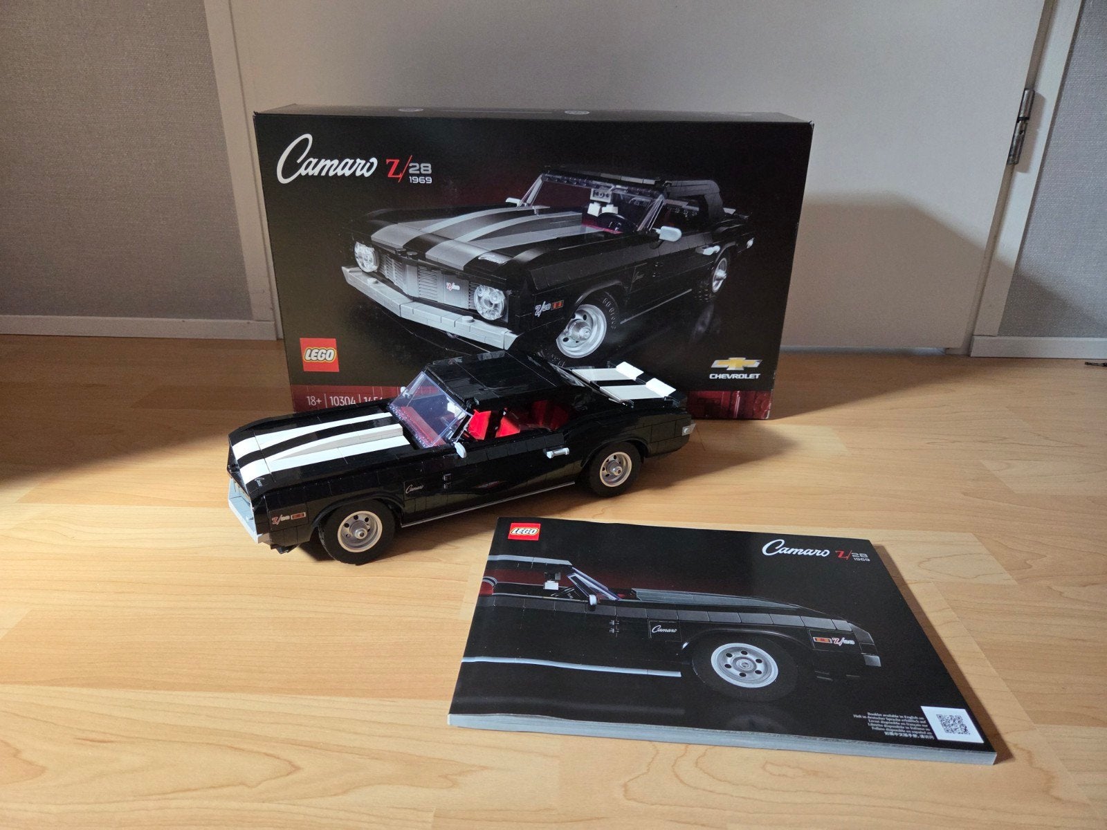 Lego Icons 10304 Chevrolet Camaro Z28, Ophalen, Lego, Compleet, Zo goed als nieuw