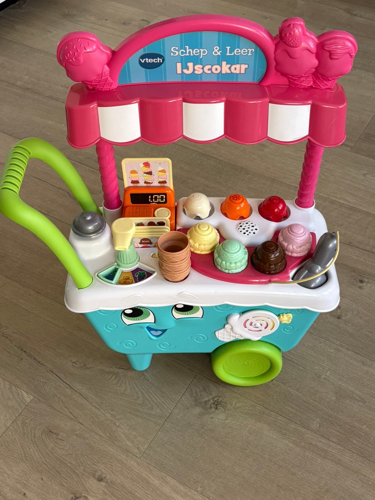 Vtech IJscokar mooie en schone staat, Ophalen, Zo goed als nieuw, 6 maanden tot 2 jaar