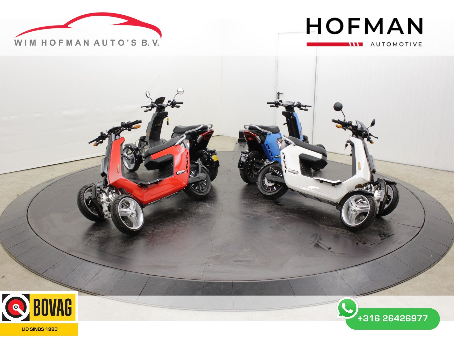 Move V28 45 2PK 90 km actieradius Geen Helm Plicht!, Gebruikt, Zwart, Zwart, 2 stoelen