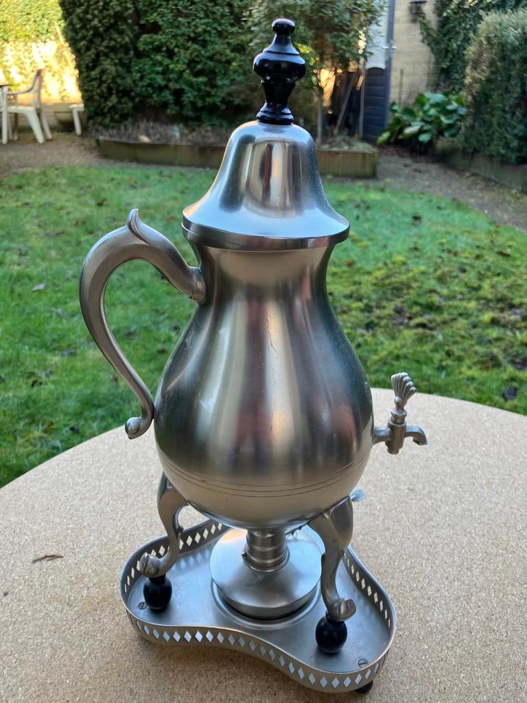 Vintage RIO Tiel Theepot/Waterketel, Antiek en Kunst, Antiek | Tin, Ophalen of Verzenden
