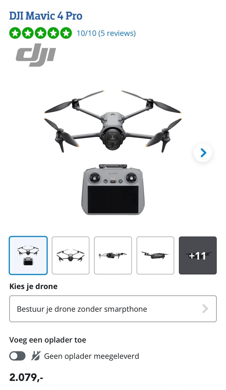 DJI Mavic 4 Pro Nieuw Geseald in doos., Audio, Tv en Foto, Ophalen, Nieuw