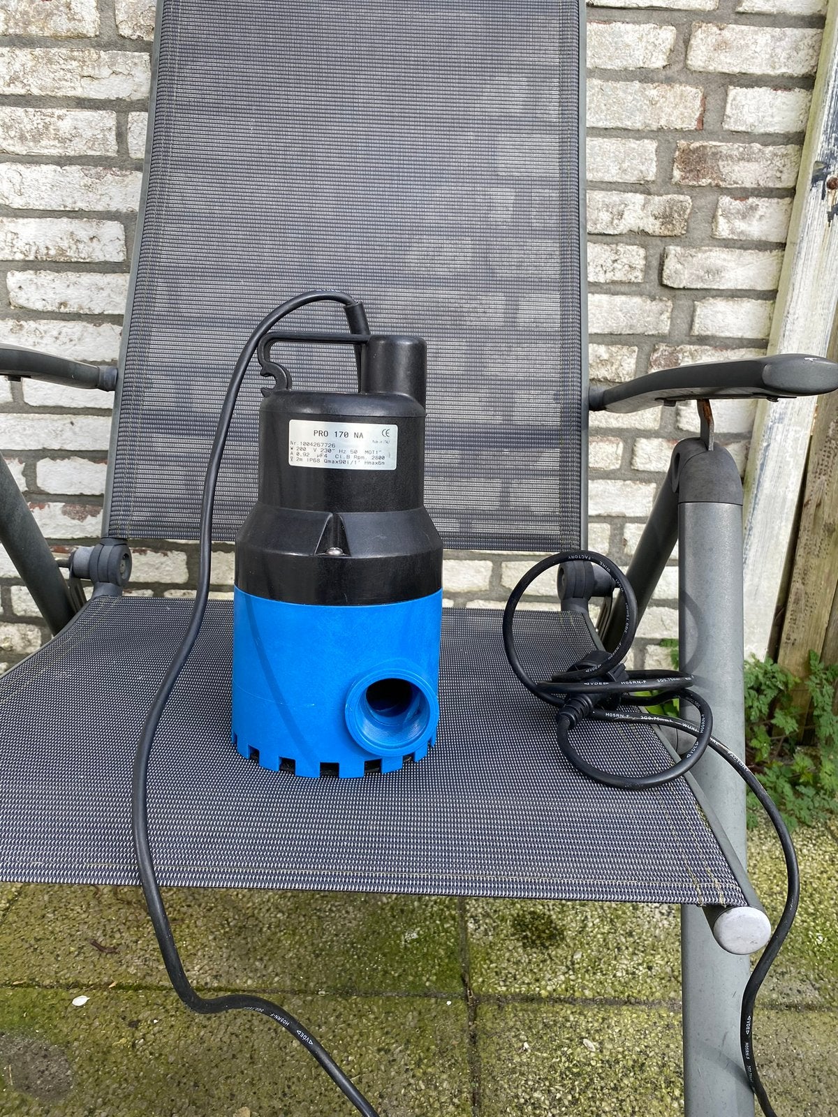 Dompelpomp, Ophalen of Verzenden, Zo goed als nieuw, Elektrisch, Dompelpomp