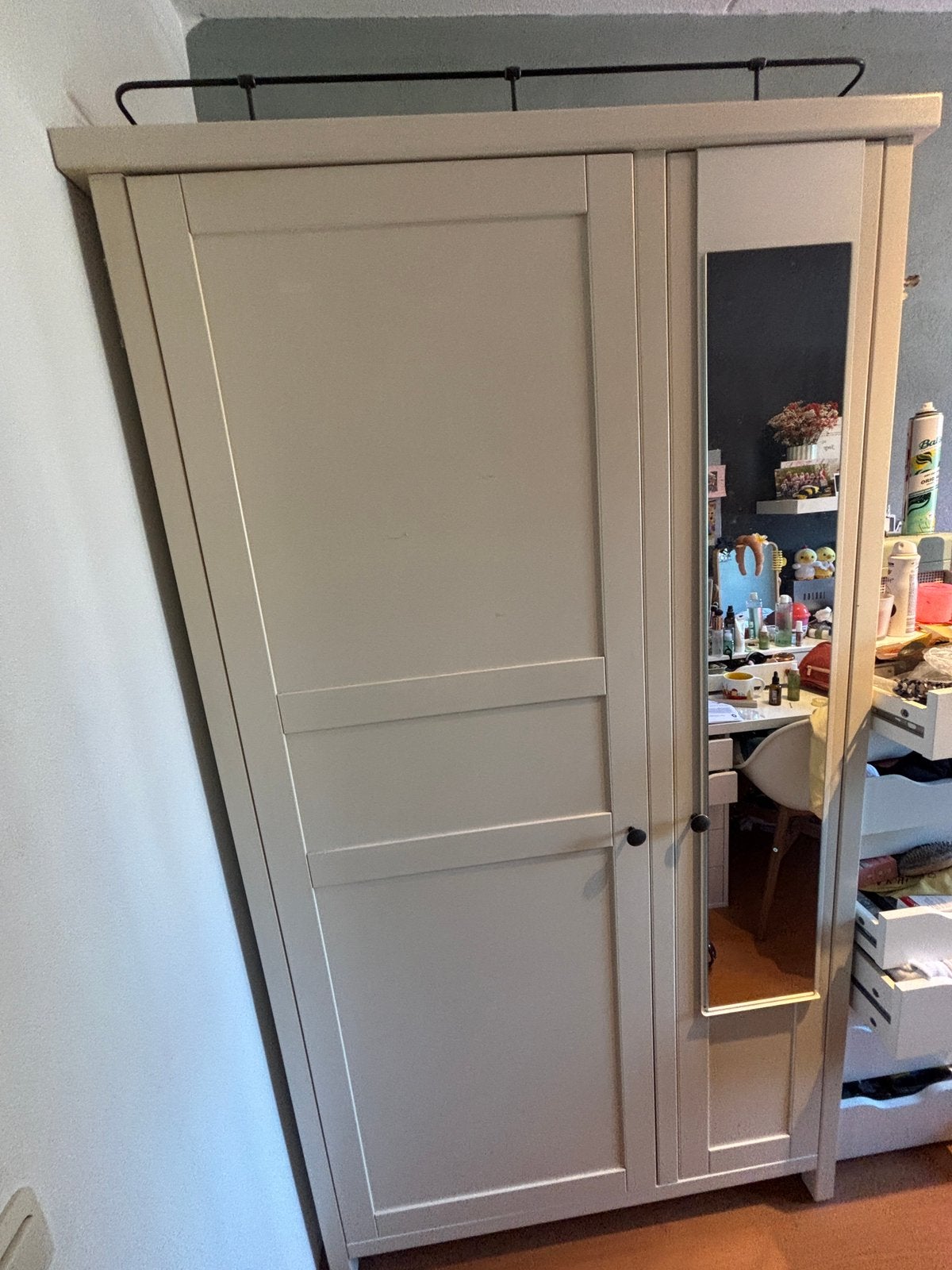 Ikea Hemnes hang leg kast wit oud model., Ophalen, Overige materialen, Met deur(en), 100 tot 150 cm
