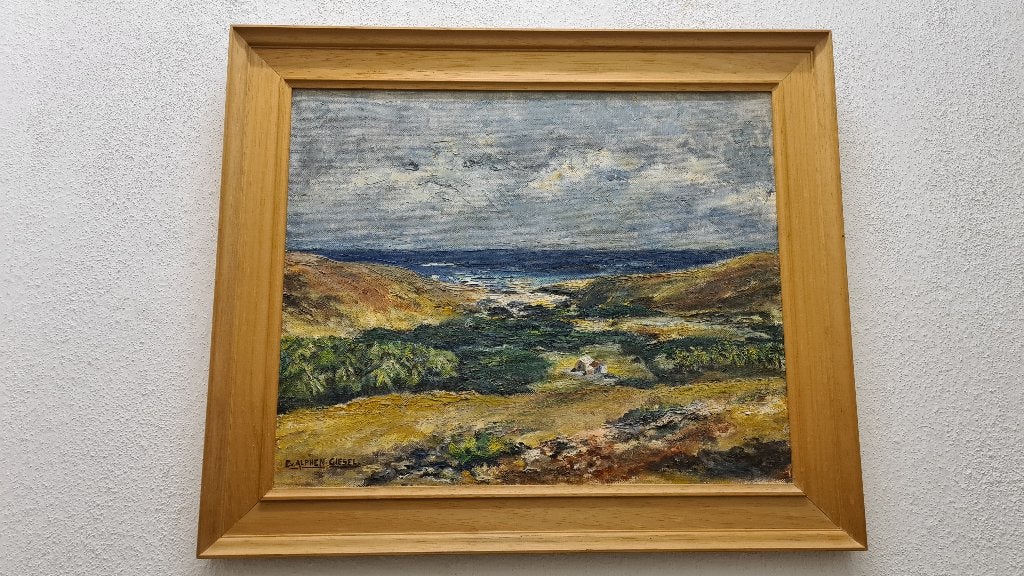 Schilderij Daimari op Aruba, Ophalen of Verzenden, Handgeschilderd