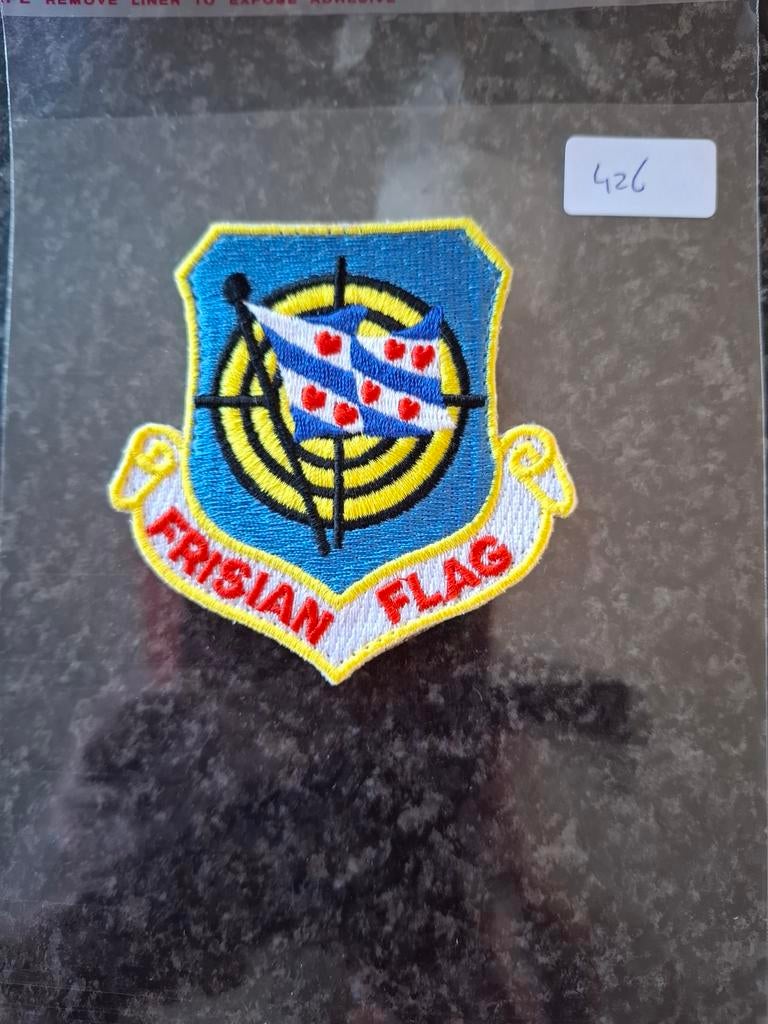 Frisian Flag Patch, Ophalen of Verzenden, Nieuw, Patch, Badge of Embleem