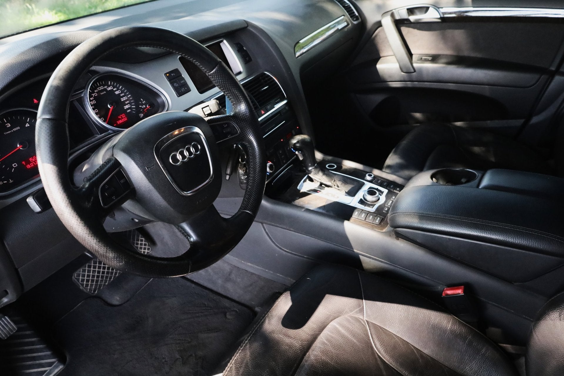 Audi Q7 3.0 TDI quattro Aut. | Marge | Grijs kenteken | S-Li, Auto's, Euro 5, Gebruikt, Zwart, Zwart
