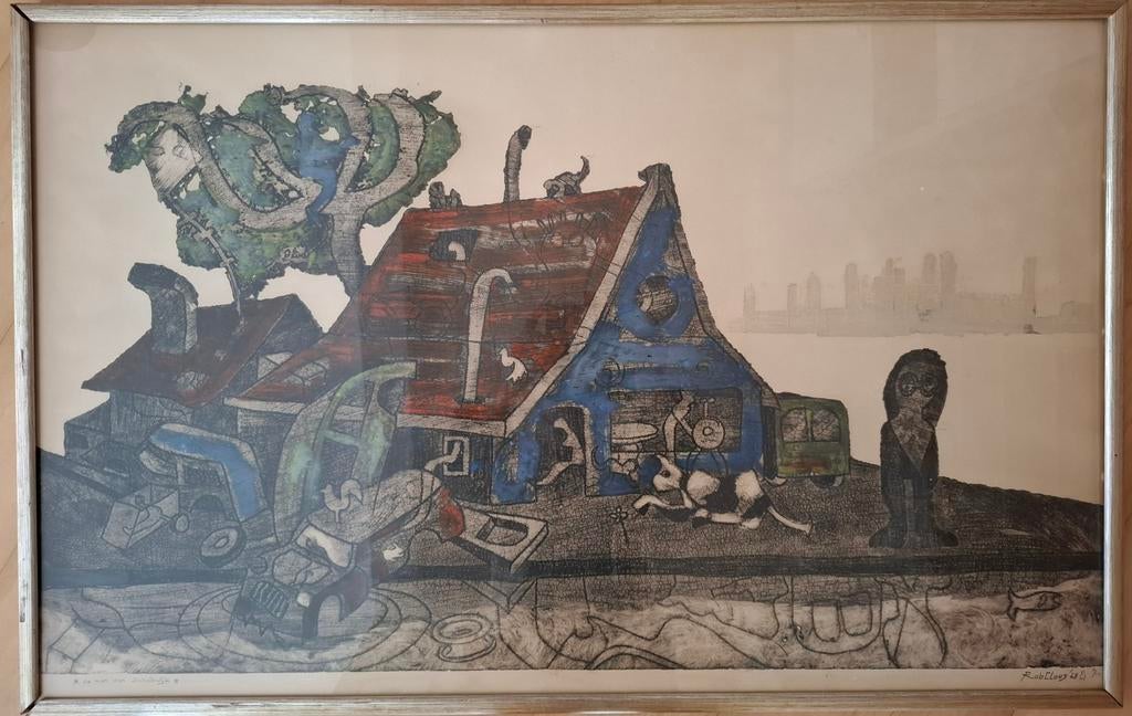 Kunstwerk Rob Clous, Antiek en Kunst, Ophalen