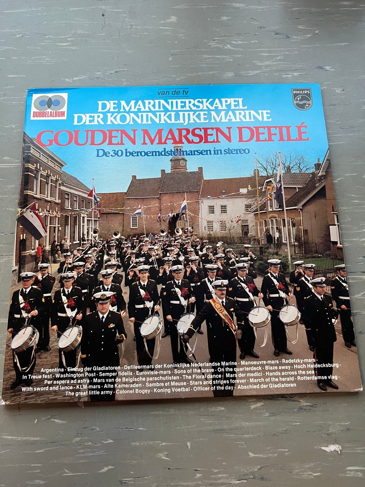 De Marinierskapel der Koninklijke Marine - Gouden Marsen, Gebruikt, Overige genres, Ophalen of Verzenden, 12 inch