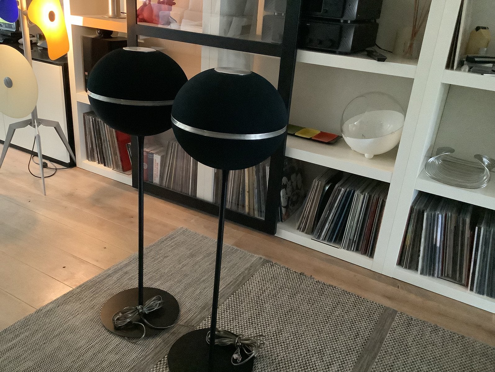 Grundig Audiorama 9000 Bollen 2 stuks luidsprekers 70s style, Ophalen, Gebruikt, Speakerset, Overige merken