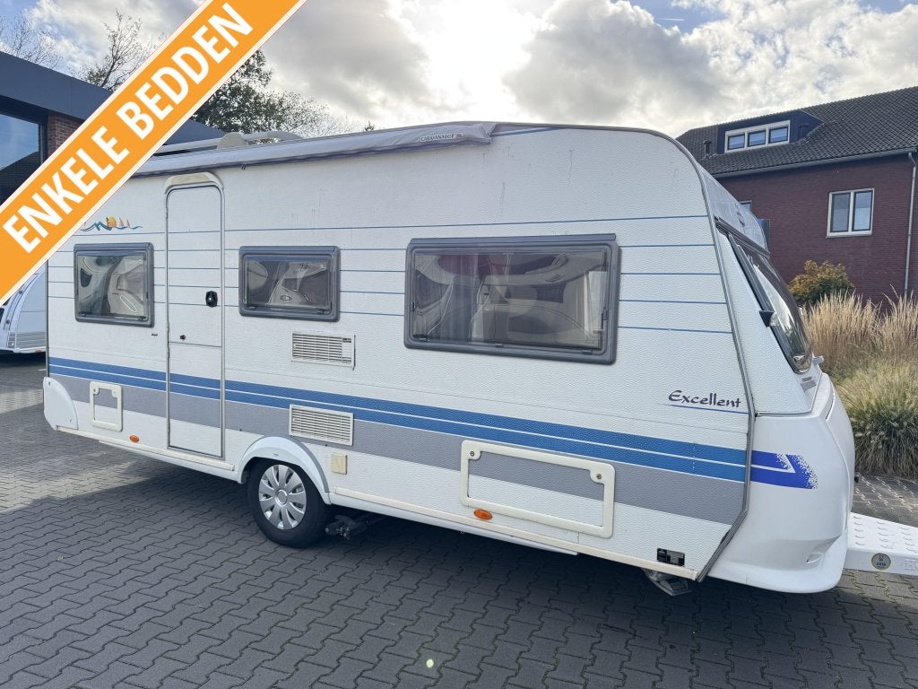 Hobby Excellent 495 UL / aparte bedden / mover / airco /, Rondzit, Hobby, 750 - 1000 kg, 4 tot 5 meter