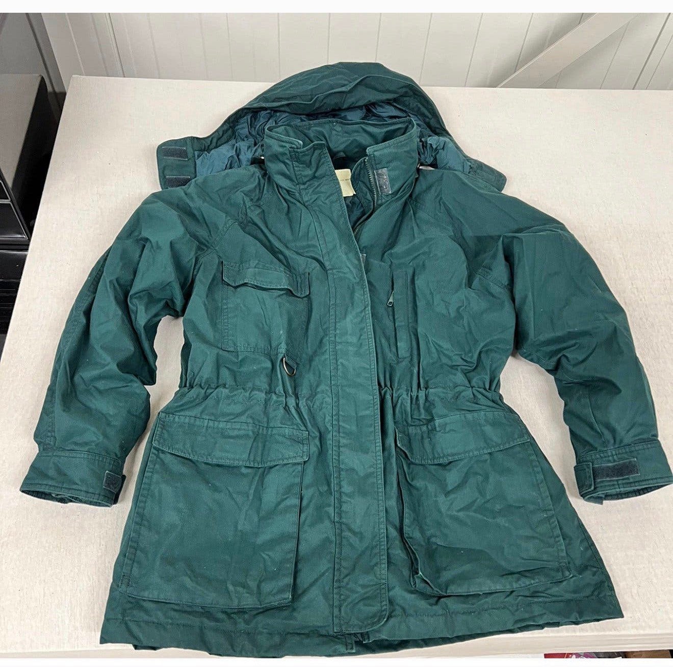 Vintage Parka Jas Eddie Bauer Snowline M dames vrouwen 90’s, Maat 38/40 (M), M, Ophalen of Verzenden, Zo goed als nieuw