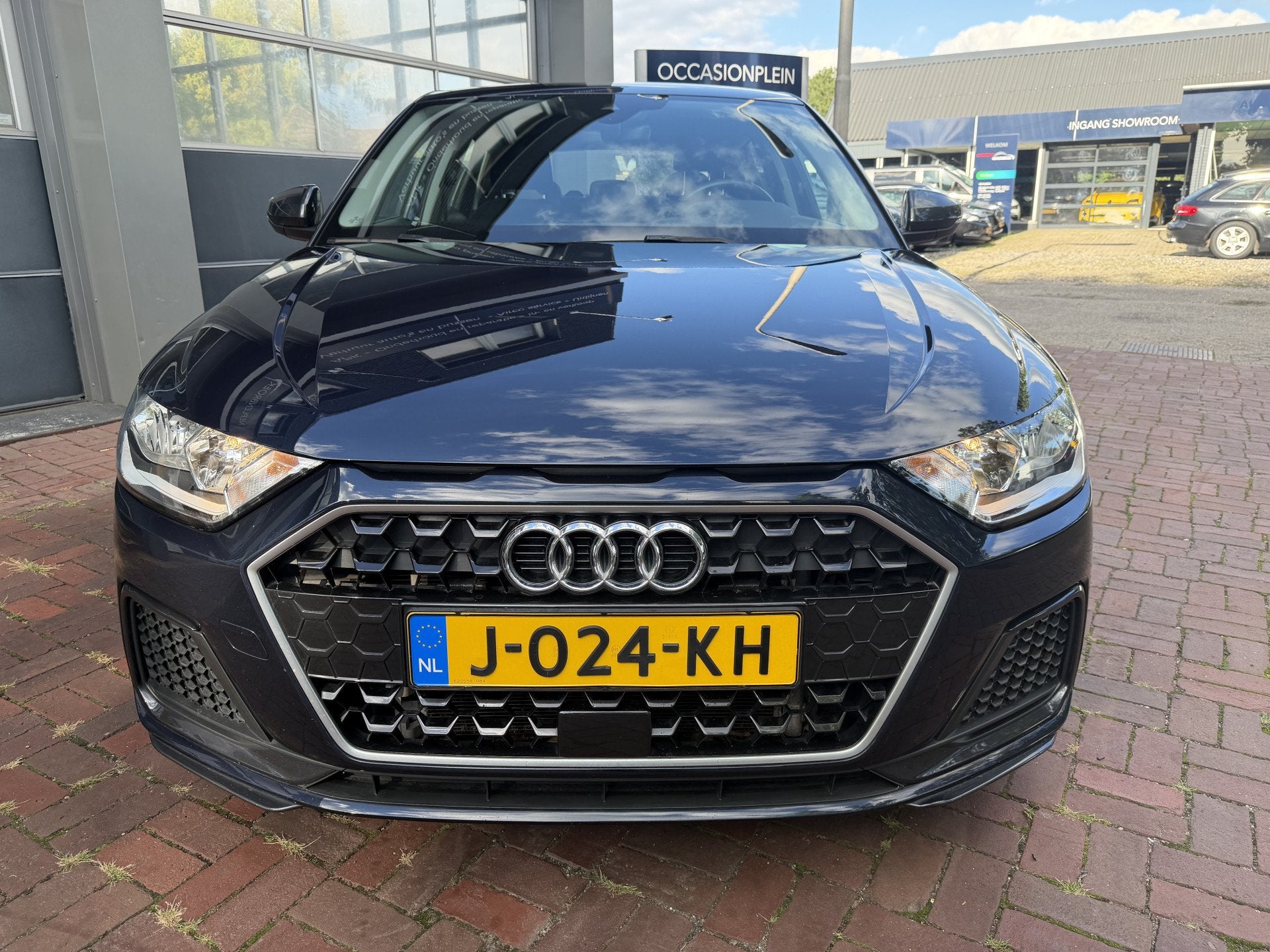 Audi A1 Sportback 30 TFSI epic 1115pk S-Tronic Epic S-Line |, Auto's, Audi, Stof, Blauw, 116 pk, 49 €/maand