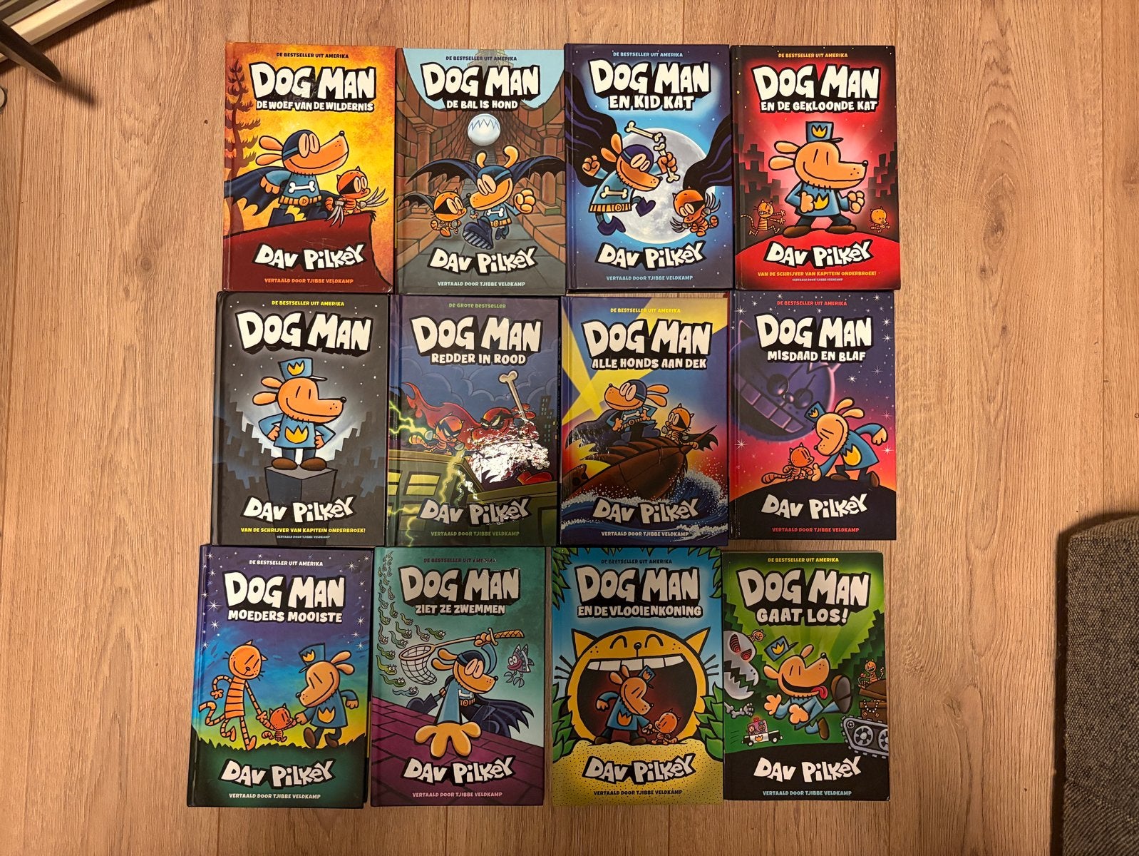 Dog Man stripboeken - serie van 12 delen, Complete serie of reeks, Ophalen of Verzenden, Zo goed als nieuw