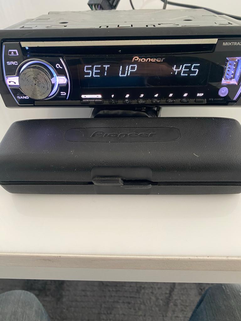 Pioneer DEH-X5500BT Bluetooth Autoradio, Ophalen of Verzenden, Gebruikt