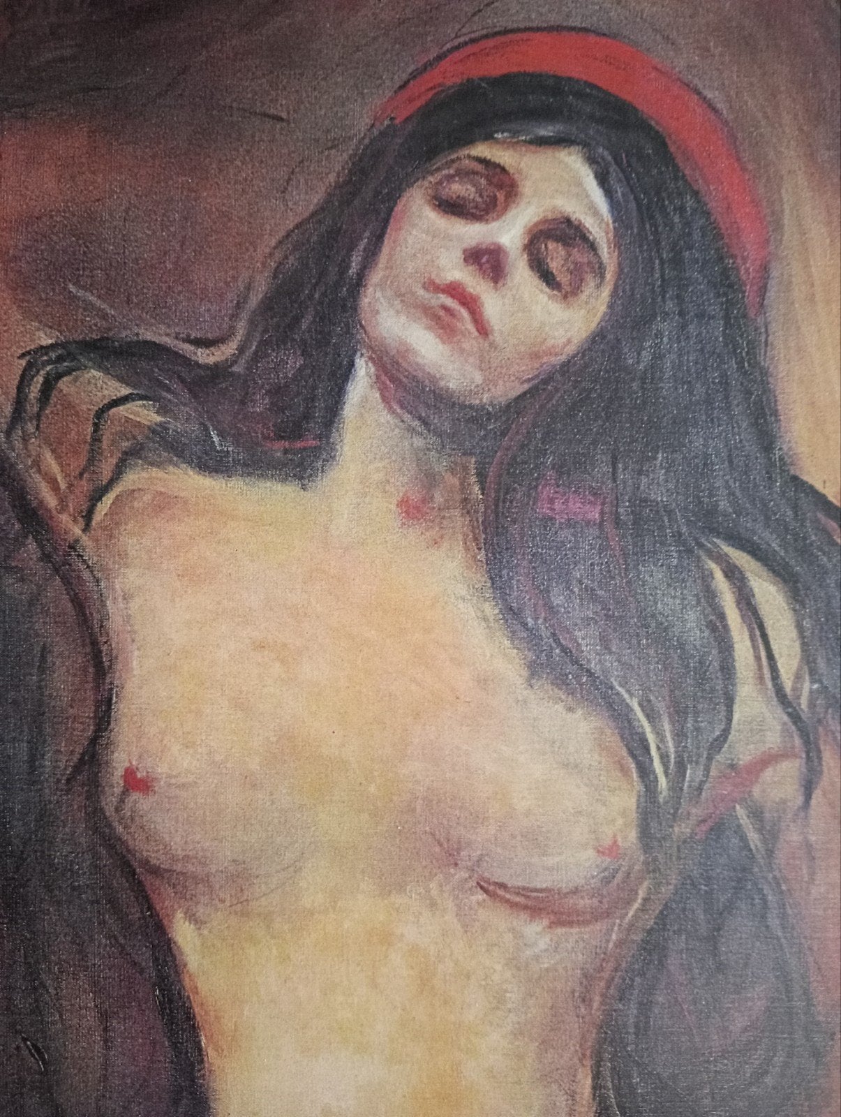 Edvard Munch print naakt erotiek, Ophalen of Verzenden