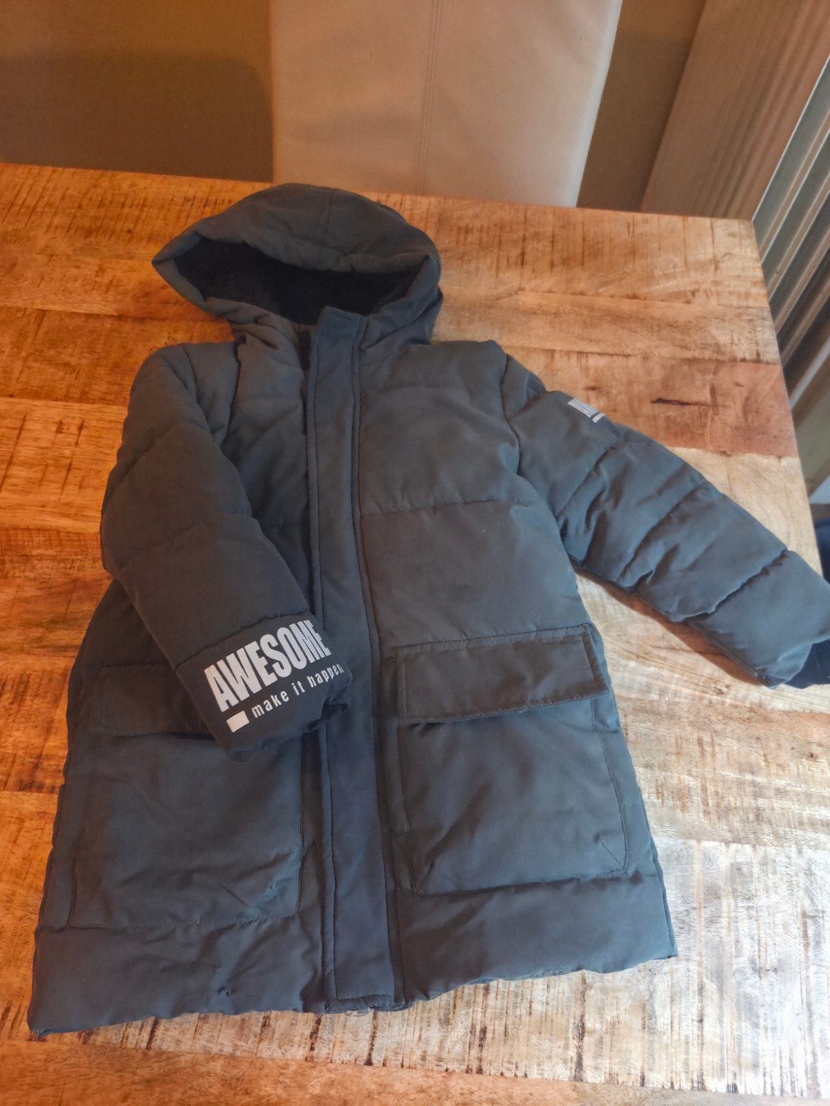 Stoere jongens winterjas maat 116, Ophalen of Verzenden, Gebruikt, Jongen, Jas