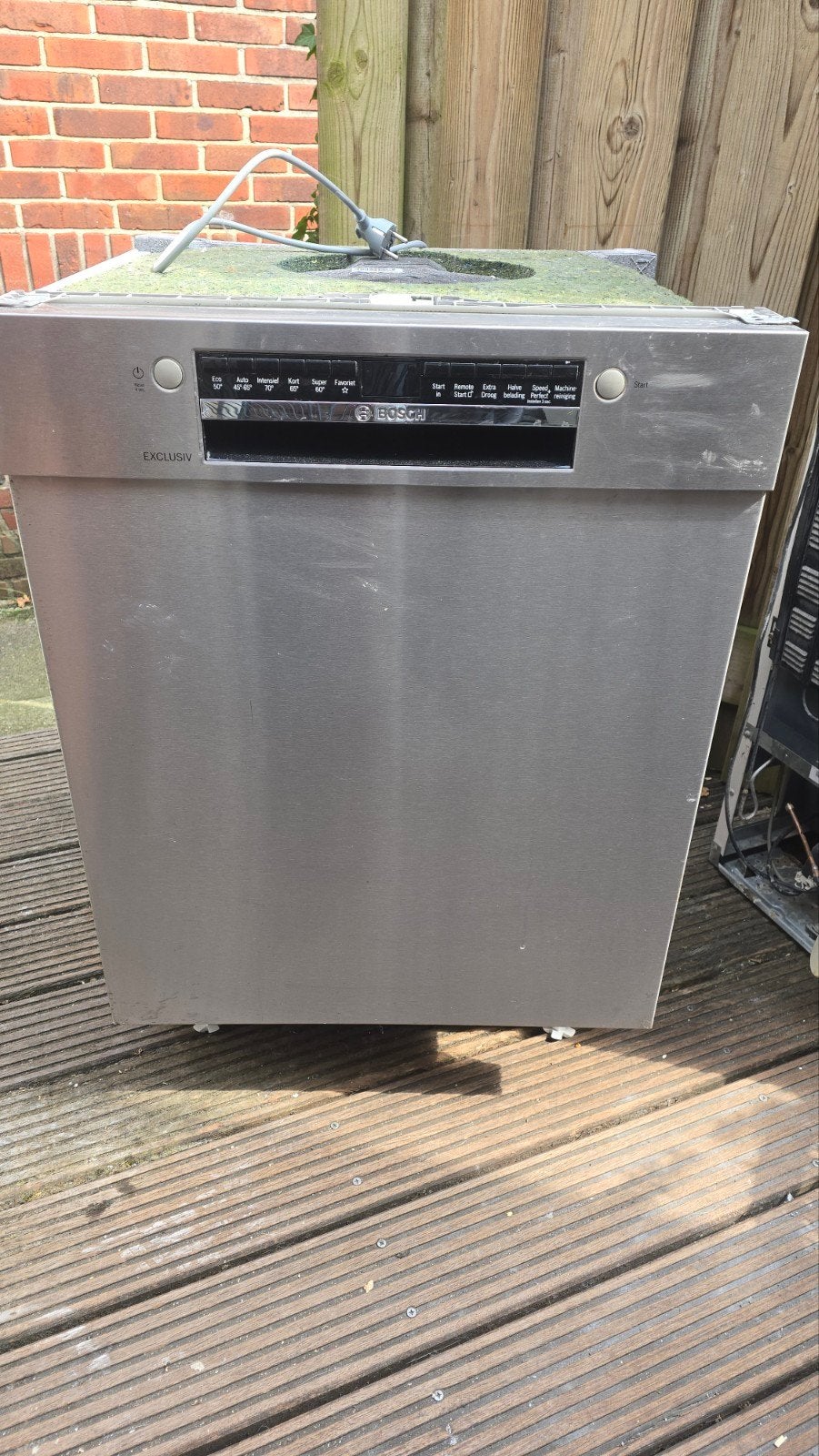 Bosch SMU4HUS00N EXCLUSIV Vaatwasser - 2 jaar oud., Ophalen of Verzenden, Zo goed als nieuw, Inbouw, 45 tot 60 cm