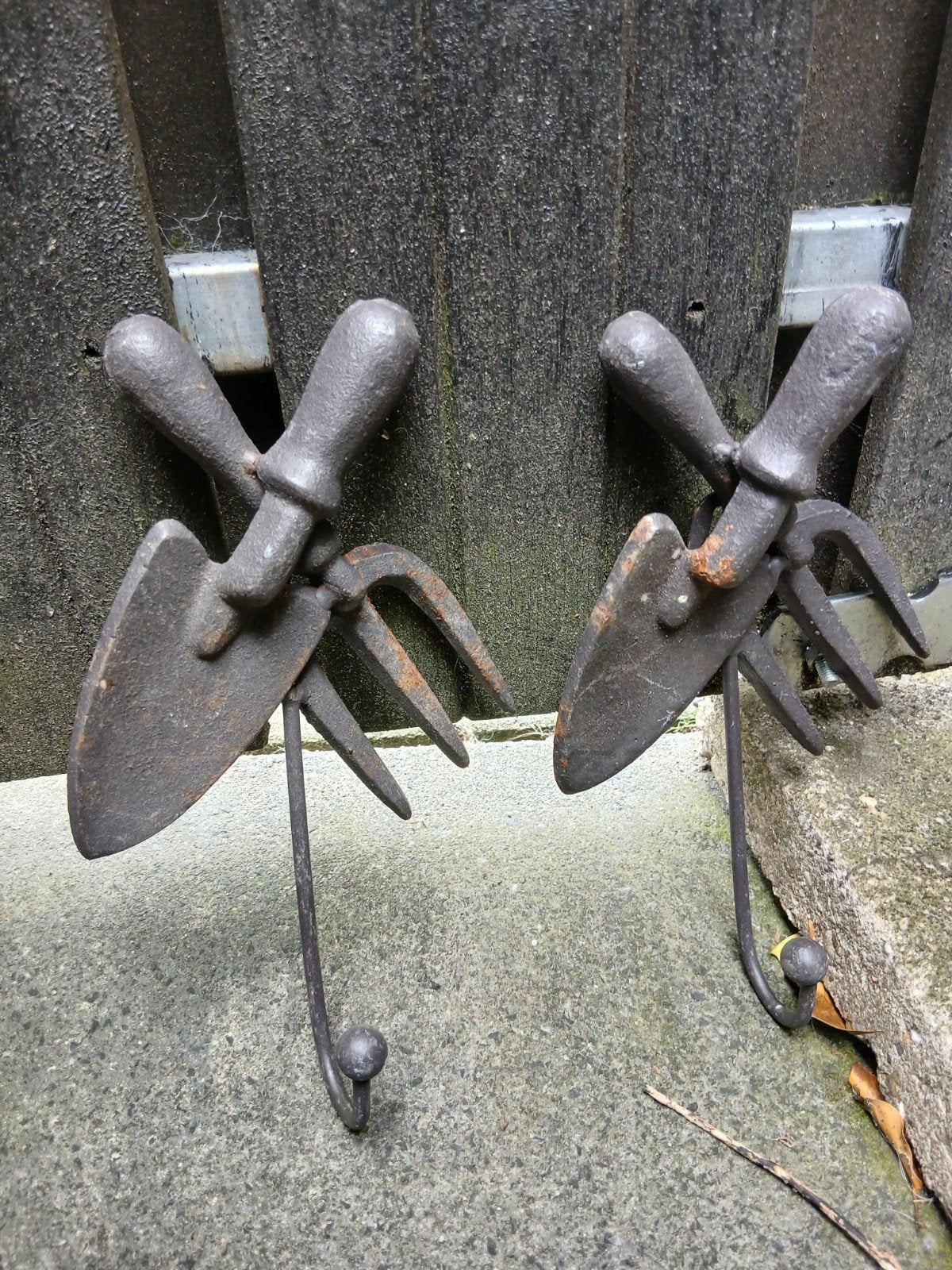gietijzeren tuinhaken/schuttinghaken, Ophalen of Verzenden, Gebruikt
