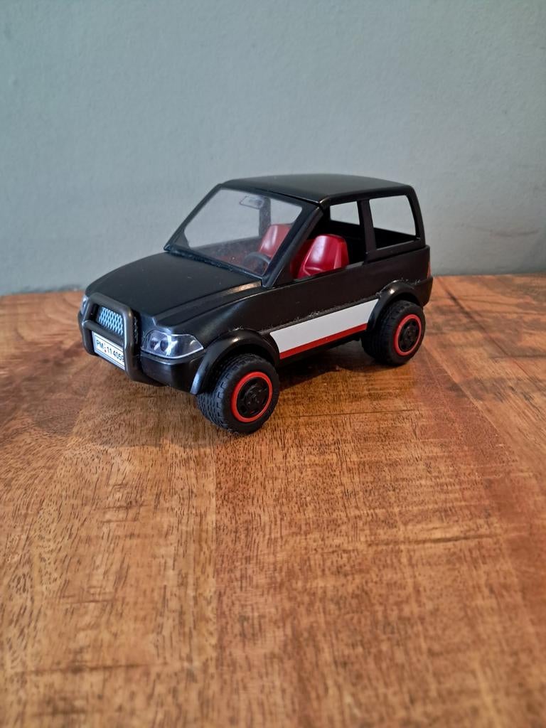 Playmobil auto zwart met rode stoelen, Ophalen of Verzenden