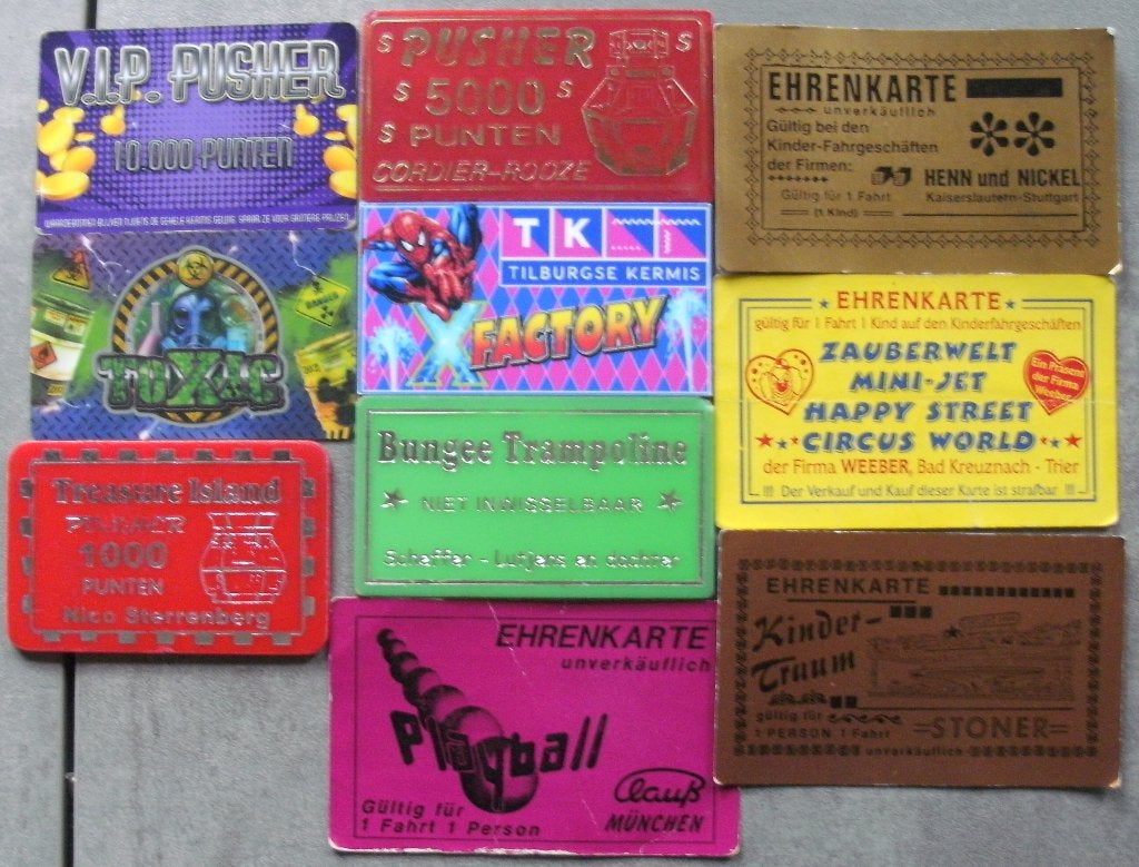 (54) . KOPEN of RUILEN . kermis items . mag ook per stuk ., Tickets en Kaartjes, Drie personen of meer, Maart