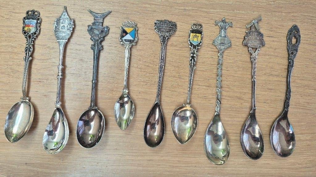 Verzilverde theelepeltjes, Antiek en Kunst, Ophalen of Verzenden