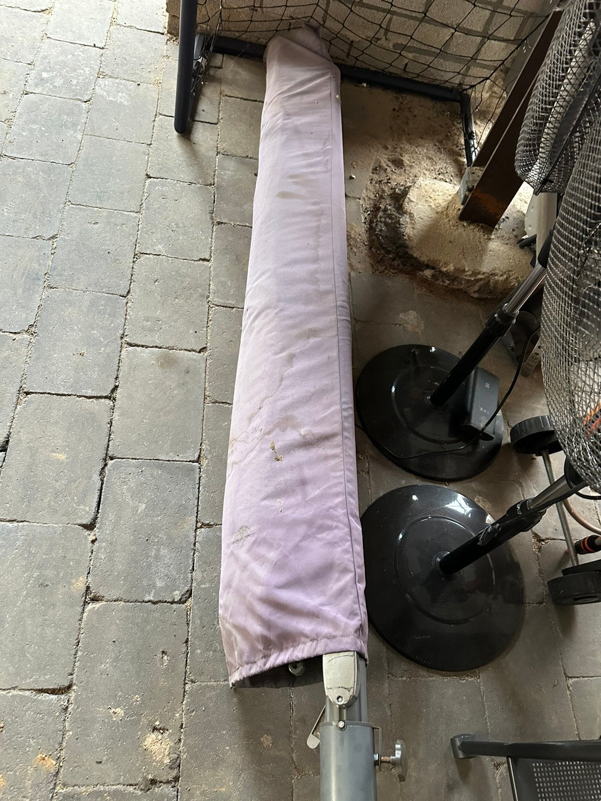 Parasol Rechthoekig, Ophalen, 2 tot 3 meter, Verstelbaar, Zweefparasol