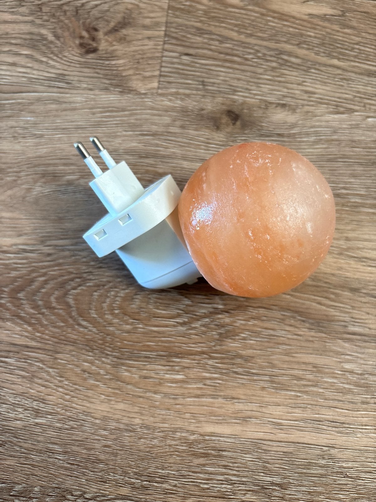 Himalaya Zoutlamp Nachtlampje met aan/uit schakelaar, Huis en Inrichting, Gebruikt, Overige fittingen, Oranje, Steen/keramiek