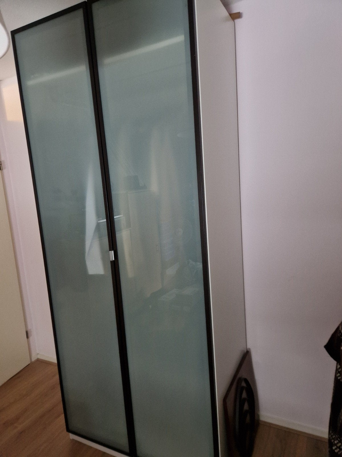 Twee glazen Ikea PAX-kast deuren, Ophalen, Glas, 50 tot 100 cm, 200 cm of meer