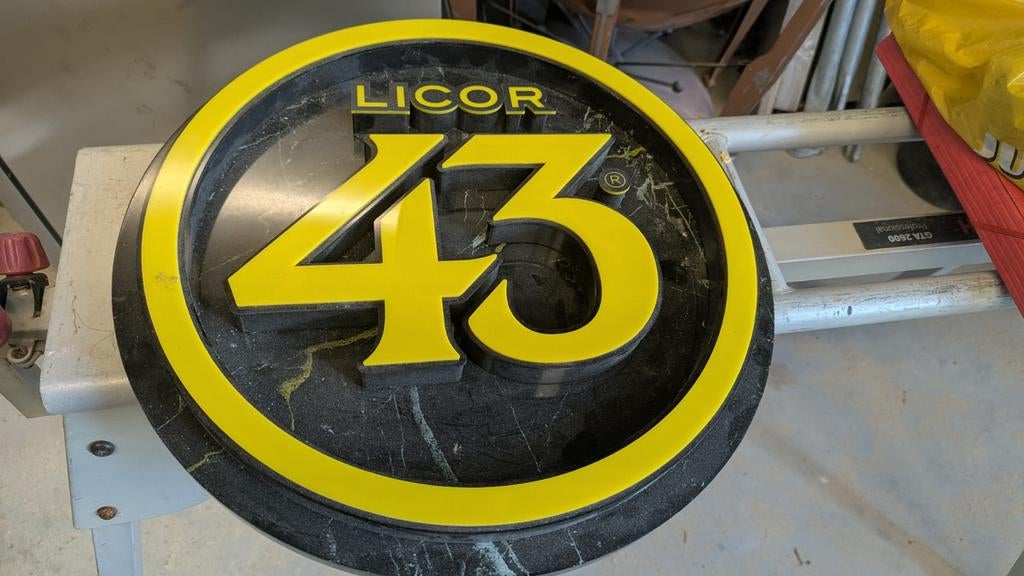 Lichtbak "Licor 43", Ophalen of Verzenden