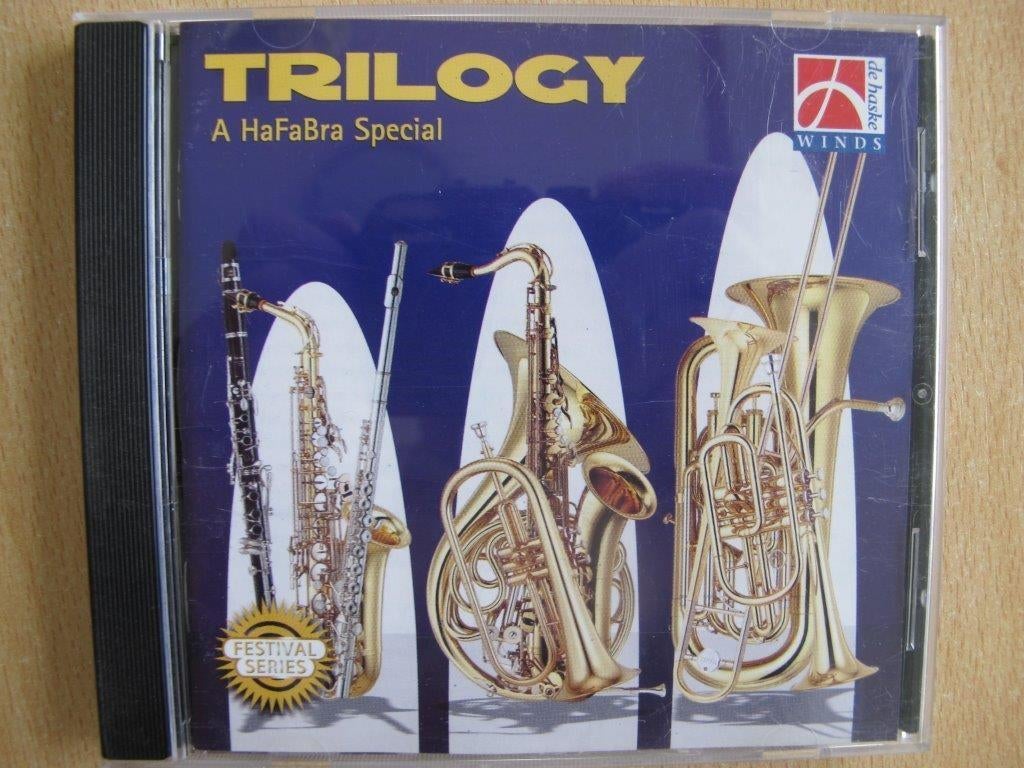 Cd Hafabra: Trilogy, Gelders Fanfare Orkest, Cd's en Dvd's, Cd's | Instrumentaal, Ophalen of Verzenden, Zo goed als nieuw