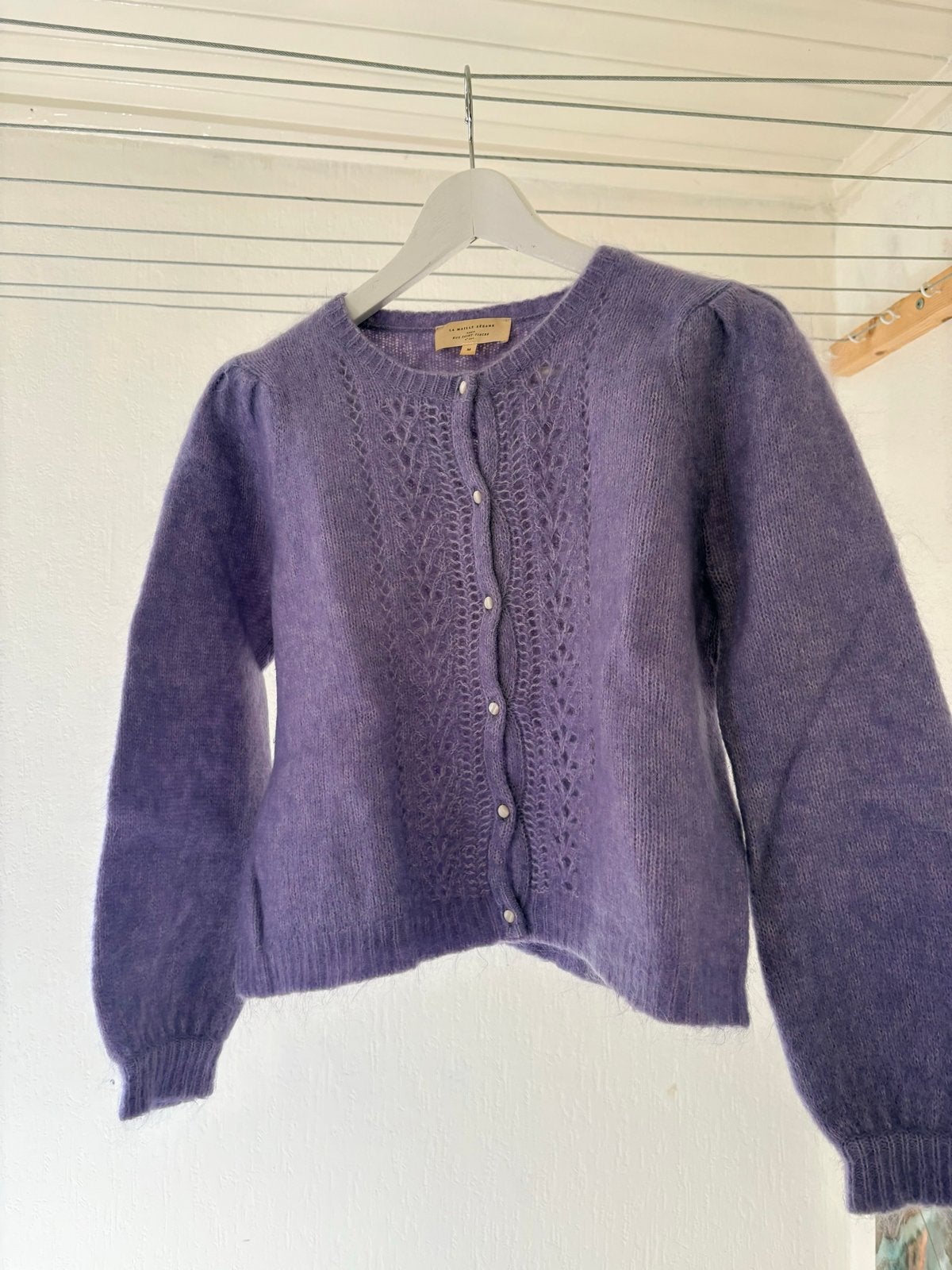 Sezane vest maat M - Zo goed als nieuw, Ophalen of Verzenden, Zo goed als nieuw, Maat 38/40 (M), Paars
