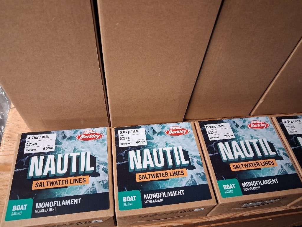 600m Berkley Nautil Boat mono...alle diameters...Nieuw!, Tinstraat, Overige typen, Nieuw, Ophalen of Verzenden