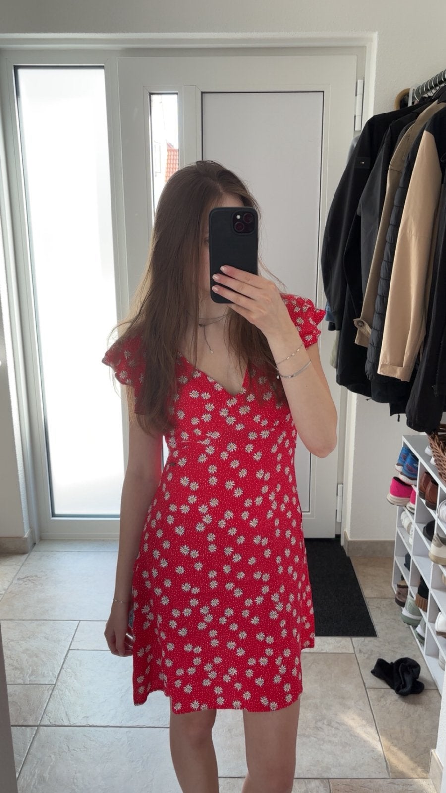 Pepe Jeans rood jurkje, Kleding | Dames, Jurken, Maat 38/40 (M), Ophalen of Verzenden, Zo goed als nieuw, Boven de knie