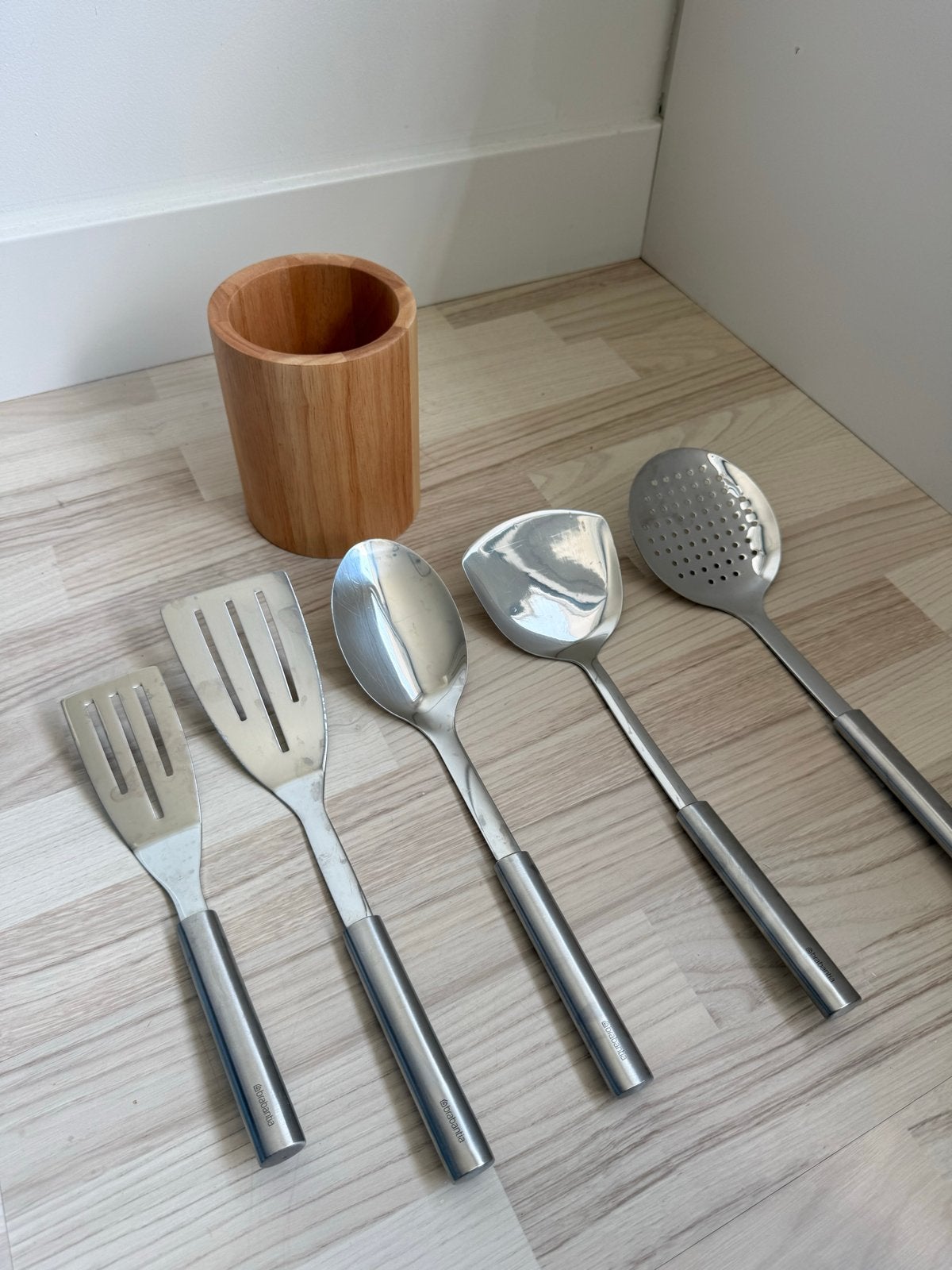 Brabantia spatels en lepels, Ophalen, Overige typen, Zo goed als nieuw, Metaal