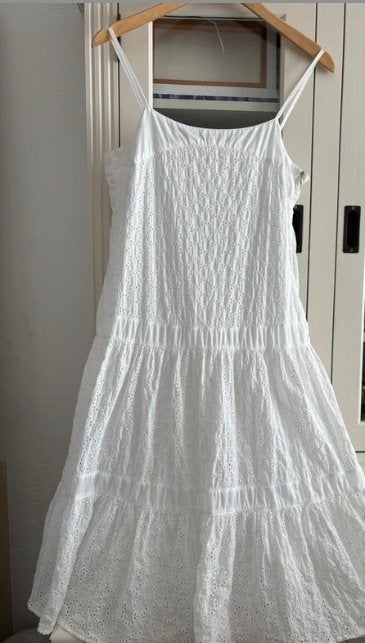 Max Mara jurk  wit 38, Maat 38/40 (M), Wit, Nieuw, Cocktailjurk