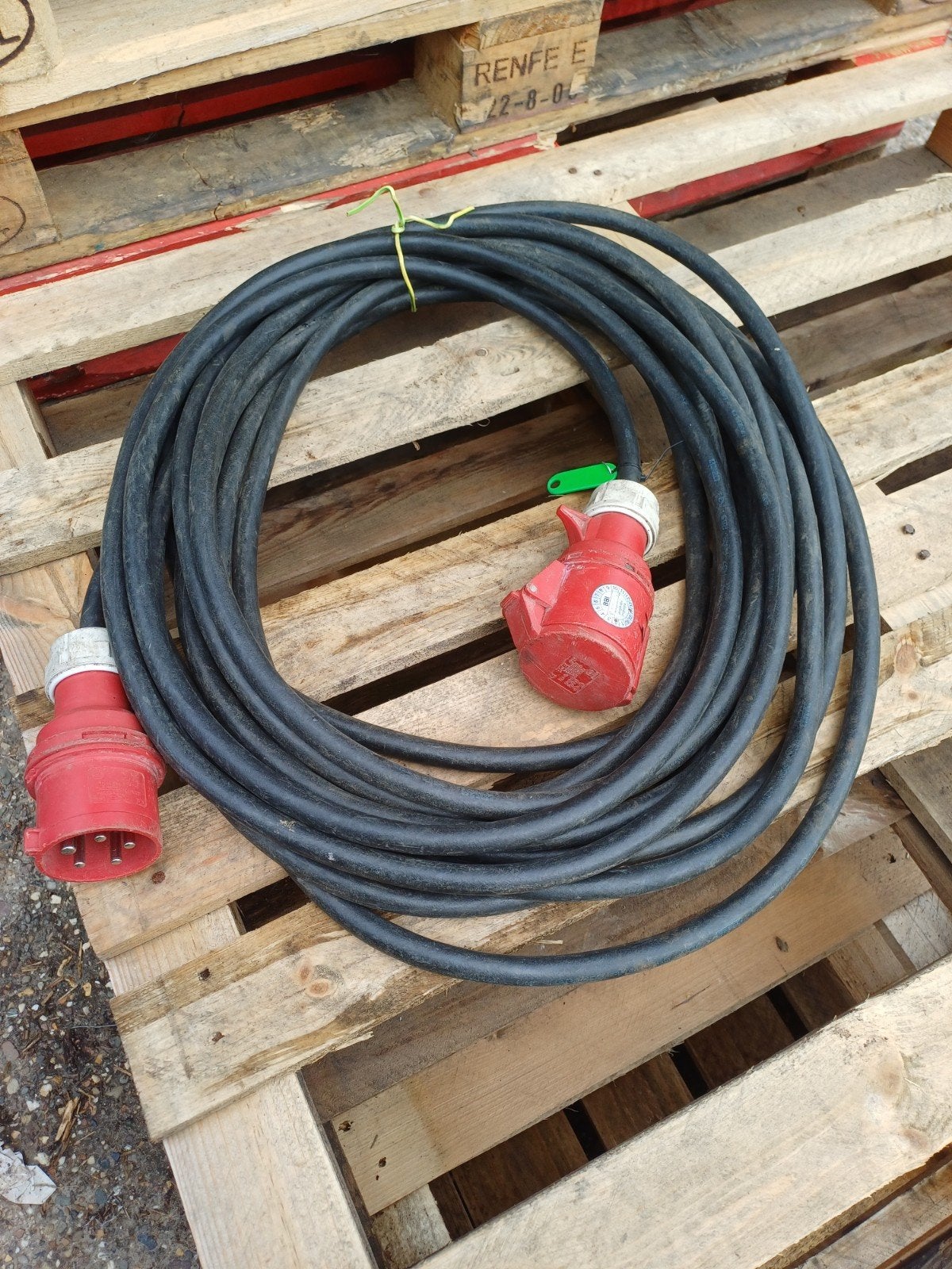Verlengsnoer CEE 32A 5-polig, Doe-het-zelf en Verbouw, Elektra en Kabels, Ophalen of Verzenden, Kabel of Snoer
