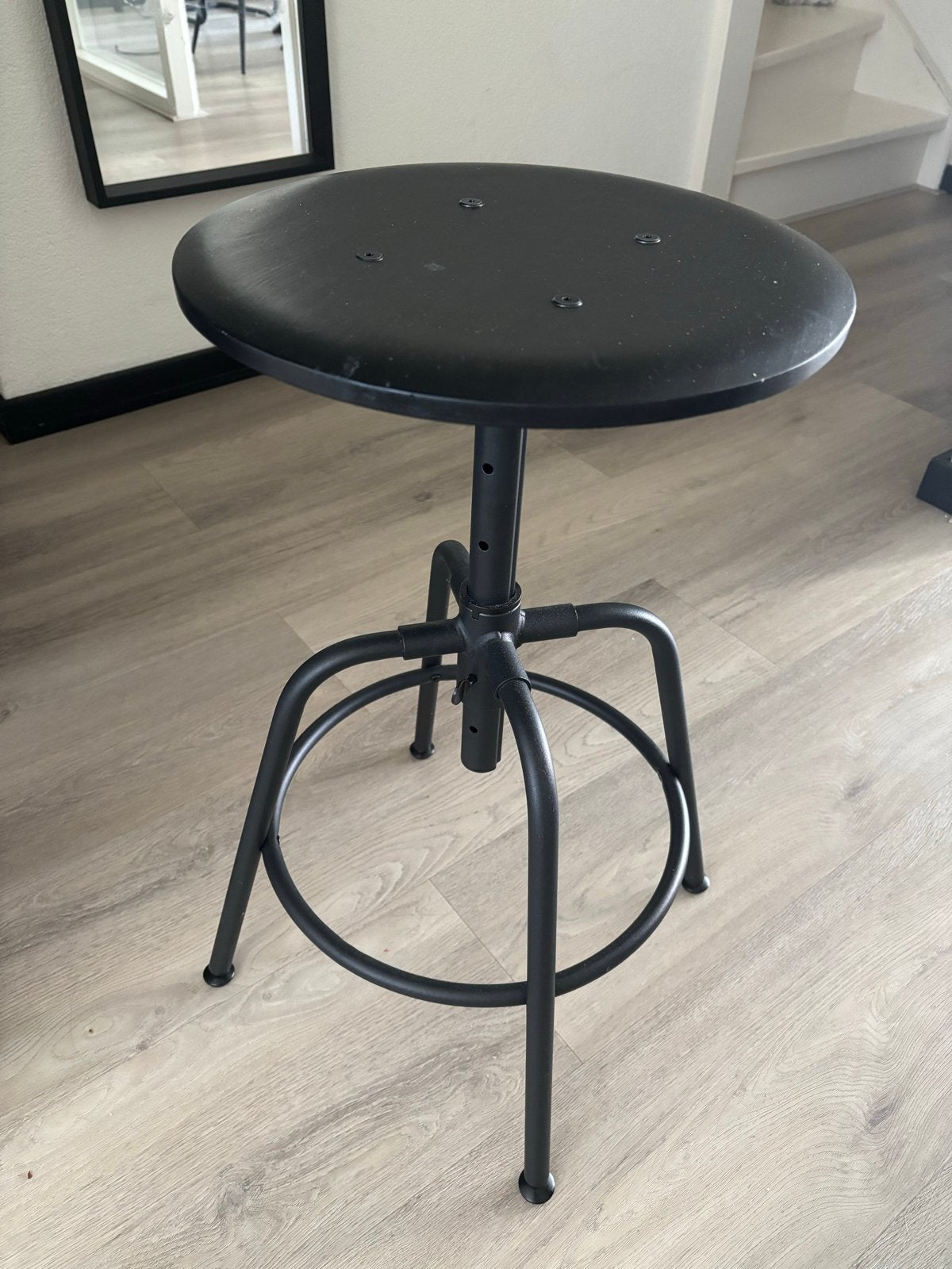 2x IKEA KULLABERG krukken - Zwart, verstelbaar, Ophalen, Twee, Zwart, Zo goed als nieuw