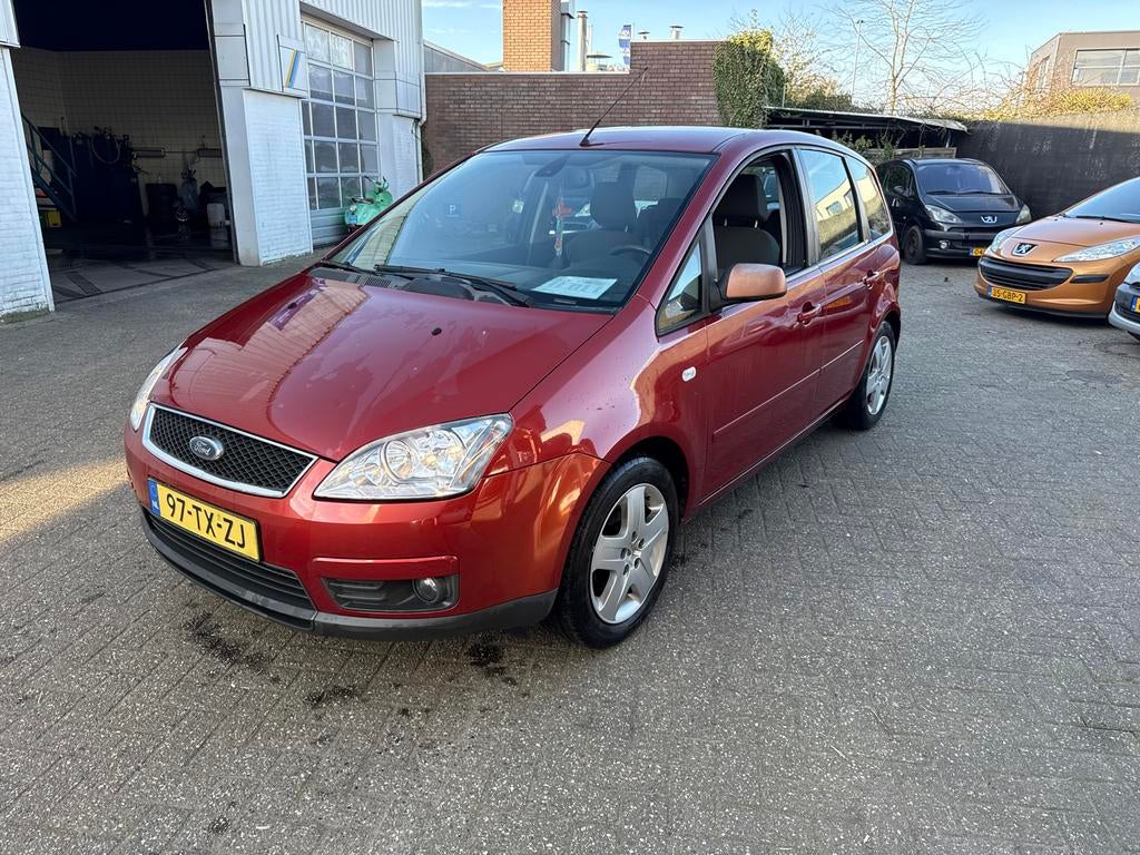 Ford C-Max 1.6 Ti-vct 2007 Rood, Voorwielaandrijving, 1596 cc, 15 km/l, 4 cilinders