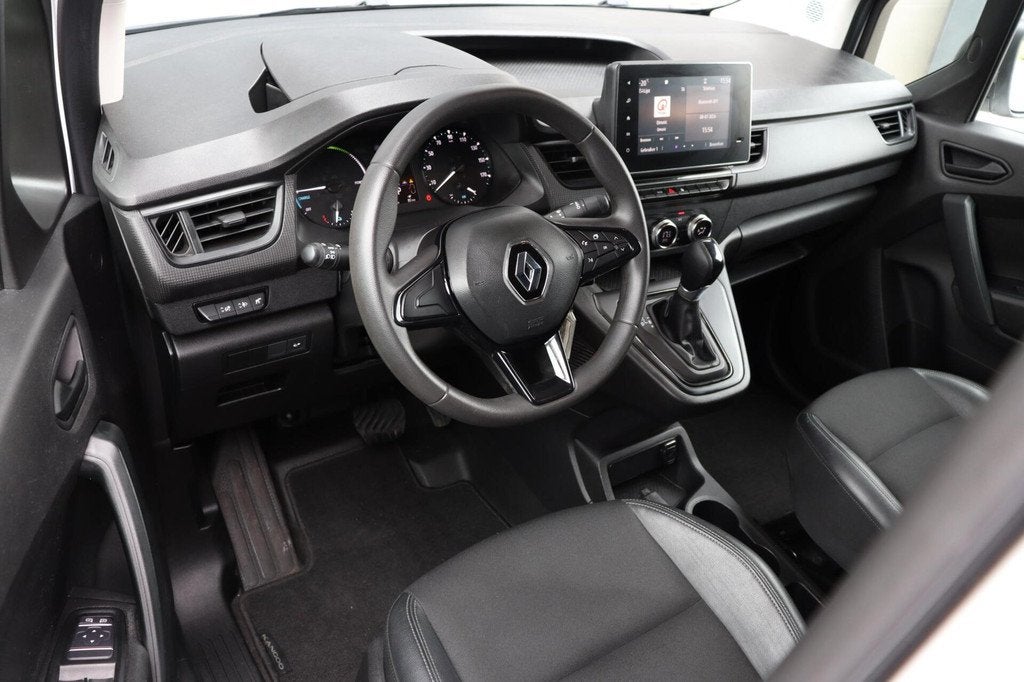 Renault Kangoo E-Tech 22 kW 44 kWh l CLIMA l CARPLAY l PDC, Auto's, Bestelauto's, Gebruikt, Met garantie (alle), Renault, Leder en Stof