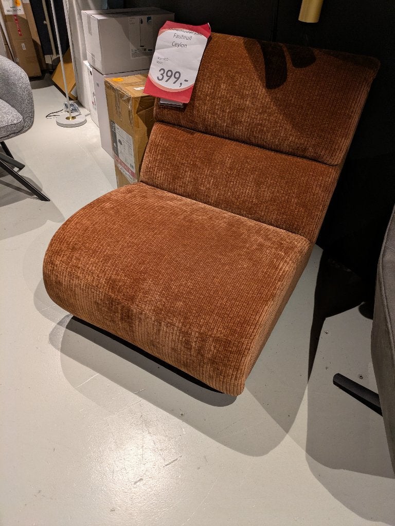 NIEUWE SUPER RIB FAUTEUIL STERK AFGEPRIJSD, Ophalen, MODERN, Nieuw, 75 tot 100 cm