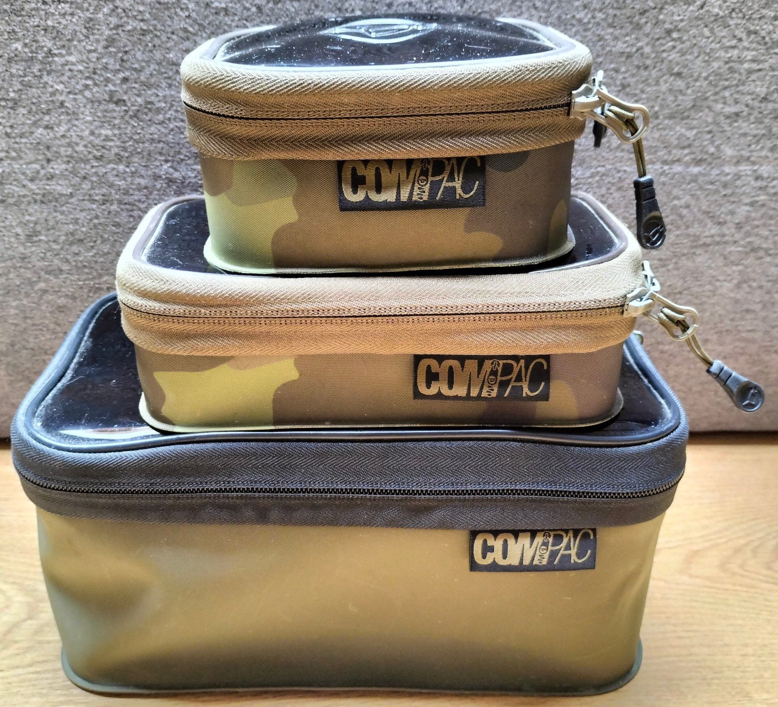 Korda Compac - Korda compac 100 & 110 Camo, Ophalen of Verzenden, Gebruikt, Complete set