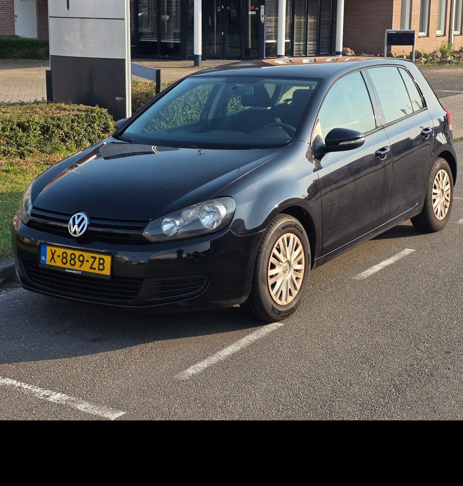Volkswagen Golf 1.4 16V 59KW 5D 2010 Zwart, Auto's, Voorwielaandrijving, Zwart, 4 cilinders, Alcantara