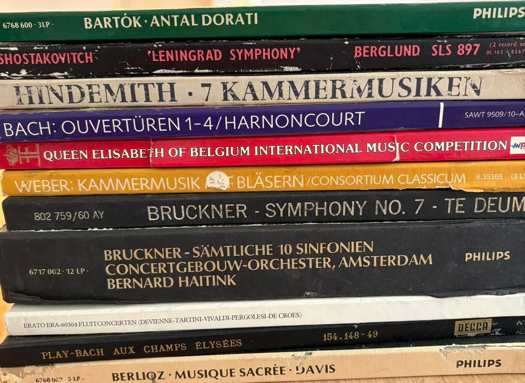 Verzameling LP Box Set’s Klassieke Muziek, Ophalen, Gebruikt, Overige typen, 12 inch